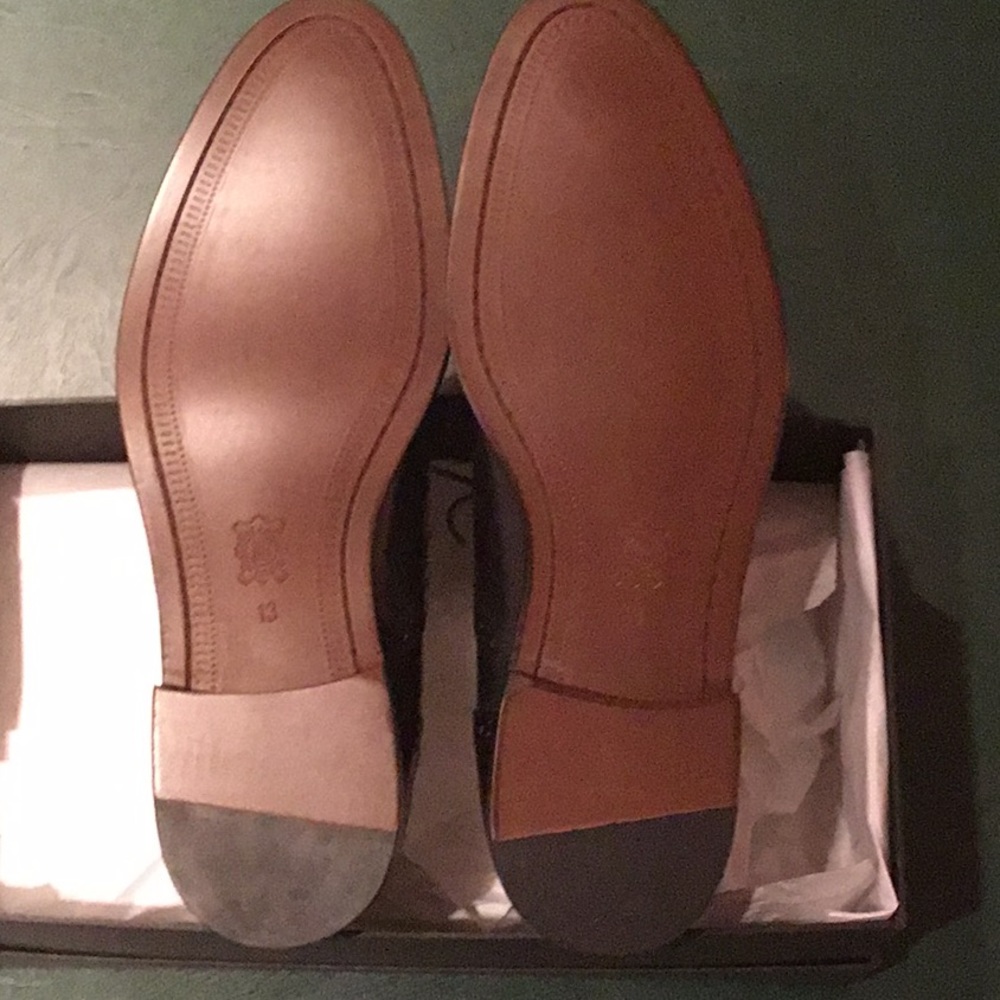 Aston Grey Collection Black Cap-toe Wingtips - Picture 4 of 7